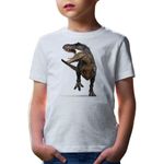 Fashion, accesorii si bijuterii - Copii - Imbracaminte copii - Tricouri copii - Tricou copii Jurassic Park T-REX Fossil Dinosaur Extinct, alb, L Copii - Infinity.ro