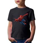 Fashion, accesorii si bijuterii - Copii - Imbracaminte copii - Tricouri copii - Tricou copii Spiderman Stan Lee Superpowers Friendly Comics, negru, XS Copii - Infinity.ro