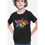 Fashion, accesorii si bijuterii - Copii - Imbracaminte copii - Tricouri copii - Tricou copii X-men Logo Jump Master Mind Protect Civilians, negru, XL Copii - Infinity.ro