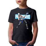 Fashion, accesorii si bijuterii - Copii - Imbracaminte copii - Tricouri copii - Tricou copii Fortnite Rock n Roll Battle Royale Skins Music, negru, L Copii - Infinity.ro
