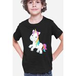 Fashion, accesorii si bijuterii - Copii - Imbracaminte copii - Tricouri copii - Tricou copii Unicorn Squad Colorful Cute Toy Fluffy, negru, S Copii - Infinity.ro