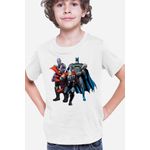 Fashion, accesorii si bijuterii - Copii - Imbracaminte copii - Tricouri copii - Tricou copii Thor Batman Thanos American Comics Action, alb, S Copii - Infinity.ro