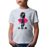 Fashion, accesorii si bijuterii - Copii - Imbracaminte copii - Tricouri copii - Tricou copii Fortnite Among Us Squid Game Korean Cyber Skin, alb, XS Copii - Infinity.ro