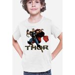 Fashion, accesorii si bijuterii - Copii - Imbracaminte copii - Tricouri copii - Tricou copii Thor Nordic God American Movie Powers, alb, S Copii - Infinity.ro