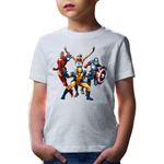 Fashion, accesorii si bijuterii - Copii - Imbracaminte copii - Tricouri copii - Tricou copii Fortnite Superheroes Marvel DC Super Powers, alb, M Copii - Infinity.ro
