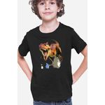Fashion, accesorii si bijuterii - Copii - Imbracaminte copii - Tricouri copii - Tricou copii Ice Age Totoro Dinosaur T-Rex Ghibli Animation, negru, L Copii - Infinity.ro