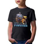 Fashion, accesorii si bijuterii - Copii - Imbracaminte copii - Tricouri copii - Tricou copii Thanos DC Anti Hero Shrek Cat Boots, negru, S Copii - Infinity.ro