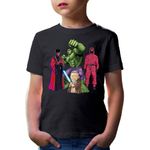 Fashion, accesorii si bijuterii - Copii - Imbracaminte copii - Tricouri copii - Tricou copii Hulk Obi Wan Kenobi Squid Game Star Trek, negru, M Copii - Infinity.ro