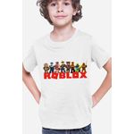Fashion, accesorii si bijuterii - Copii - Imbracaminte copii - Tricouri copii - Tricou copii Roblox Team Group Super Hero Video Game, alb, L Copii - Infinity.ro
