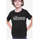 Fashion, accesorii si bijuterii - Copii - Imbracaminte copii - Tricouri copii - Tricou copii The Wire Logo Baltimore Detective James McNulty, negru, L Copii - Infinity.ro