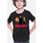Fashion, accesorii si bijuterii - Copii - Imbracaminte copii - Tricouri copii - Tricou copii The Sopranos HBO Drama Police Series, negru, S Copii - Infinity.ro