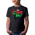 Fashion, accesorii si bijuterii - Copii - Imbracaminte copii - Tricouri copii - Tricou copii Hulk The Avangers Experiment Protect Humanity, negru, XL Copii - Infinity.ro