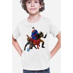 Fashion, accesorii si bijuterii - Copii - Imbracaminte copii - Tricouri copii - Tricou copii Thor Marvel Wolverine Superman Axe Superhero, alb, S Copii - Infinity.ro