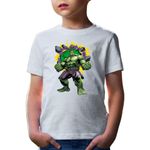 Fashion, accesorii si bijuterii - Copii - Imbracaminte copii - Tricouri copii - Tricou copii Hulk Fist Strong Super Power Huge, alb, S Copii - Infinity.ro