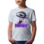 Fashion, accesorii si bijuterii - Copii - Imbracaminte copii - Tricouri copii - Tricou copii Fortnite Launcher Airplane Map Shooter, alb, S Copii - Infinity.ro