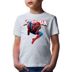 Fashion, accesorii si bijuterii - Copii - Imbracaminte copii - Tricouri copii - Tricou copii Spiderman Web Hero Cartoons, alb, XL Copii - Infinity.ro