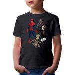 Fashion, accesorii si bijuterii - Copii - Imbracaminte copii - Tricouri copii - Tricou copii Spiderman Music Star Trek Baby Groot, negru, M Copii - Infinity.ro