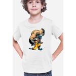 Fashion, accesorii si bijuterii - Copii - Imbracaminte copii - Tricouri copii - Tricou copii X-men DC Comic Books Fight Gorilla Claws Muscles, alb, M Copii - Infinity.ro