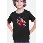 Fashion, accesorii si bijuterii - Copii - Imbracaminte copii - Tricouri copii - Tricou copii Veep US Flas Gouverment First Lady, negru, L Copii - Infinity.ro