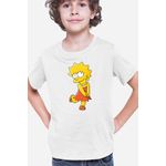 Fashion, accesorii si bijuterii - Copii - Imbracaminte copii - Tricouri copii - Tricou copii The Simpsons Maggie Lisa Daugher Mom Dress, alb, L Copii - Infinity.ro