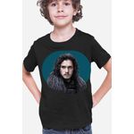 Fashion, accesorii si bijuterii - Copii - Imbracaminte copii - Tricouri copii - Tricou copii Game of Thrones Jon Snow Lord Powerful Reign, negru, XL Copii - Infinity.ro