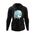 Fashion, accesorii si bijuterii - Barbati - Imbracaminte - Hanorace barbati - Hanorac barbati Your Lie in April Kaori Kousei Fan Art, negru, marime L - Infinity.ro