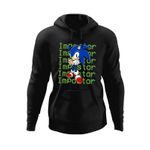 Fashion, accesorii si bijuterii - Barbati - Imbracaminte - Hanorace barbati - Hanorac barbati Sonic the Hedgehog Among Us Impostor, negru, marime S - Infinity.ro