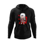 Fashion, accesorii si bijuterii - Barbati - Imbracaminte - Hanorace barbati - Hanorac barbati Naruto Jiraiya Killer Bee Anime Haine Manga, negru, marime S - Infinity.ro