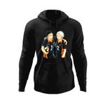 Fashion, accesorii si bijuterii - Barbati - Imbracaminte - Hanorace barbati - Hanorac barbati Haikyuu Echipa Volei Kageyama Hinata Haikyu!!, negru, marime M - Infinity.ro