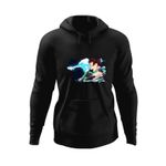 Fashion, accesorii si bijuterii - Barbati - Imbracaminte - Hanorace barbati - Hanorac barbati Demon Slayer Tanjiro Attack Kimetsu no Yaiba, negru, marime 3XL - Infinity.ro
