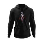 Fashion, accesorii si bijuterii - Barbati - Imbracaminte - Hanorace barbati - Hanorac barbati Quake Summoner Doom Red Lady, negru, marime S - Infinity.ro