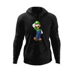 Fashion, accesorii si bijuterii - Barbati - Imbracaminte - Hanorace barbati - Hanorac barbati Super Mario Bros Super Saga Game, negru, marime 2XL - Infinity.ro