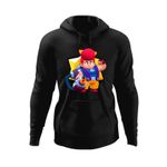Fashion, accesorii si bijuterii - Barbati - Imbracaminte - Hanorace barbati - Hanorac barbati Pam Skin Brawl Stars GTA, negru, marime 3XL - Infinity.ro