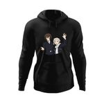 Fashion, accesorii si bijuterii - Barbati - Imbracaminte - Hanorace barbati - Hanorac barbati Bungo Stray Dogs Osamu Dazai Atsushi Nakajima, negru, marime L - Infinity.ro