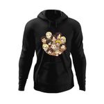 Fashion, accesorii si bijuterii - Barbati - Imbracaminte - Hanorace barbati - Hanorac barbati Attack on Titan Team Gang Anime Manga, negru, marime 2XL - Infinity.ro