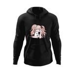 Fashion, accesorii si bijuterii - Barbati - Imbracaminte - Hanorace barbati - Hanorac barbati Danganronpa Junko Enoshima Bad Girl Killer, negru, marime 2XL - Infinity.ro