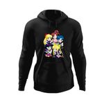 Fashion, accesorii si bijuterii - Barbati - Imbracaminte - Hanorace barbati - Hanorac barbati Sailor Moon 5 Crew Gang Chibi Bebe Anime, negru, marime S - Infinity.ro