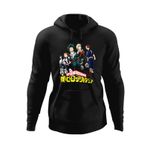 Fashion, accesorii si bijuterii - Barbati - Imbracaminte - Hanorace barbati - Hanorac barbati My Hero Academia Team Gang Anime Manga, negru, marime S - Infinity.ro