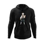 Fashion, accesorii si bijuterii - Barbati - Imbracaminte - Hanorace barbati - Hanorac barbati Demon Slayer Sanemi Samurai Boy, negru, marime 2XL - Infinity.ro