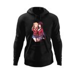 Fashion, accesorii si bijuterii - Barbati - Imbracaminte - Hanorace barbati - Hanorac barbati Kakegurui Runa Yumeko Joc Noroc Anime, negru, marime 2XL - Infinity.ro
