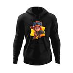 Fashion, accesorii si bijuterii - Barbati - Imbracaminte - Hanorace barbati - Hanorac barbati Jessie BrawlStars Fortnite, negru, marime L - Infinity.ro