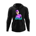 Fashion, accesorii si bijuterii - Barbati - Imbracaminte - Hanorace barbati - Hanorac barbati Branded Brigadier Fortnite Tiktok, negru, marime M - Infinity.ro