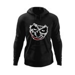 Fashion, accesorii si bijuterii - Barbati - Imbracaminte - Hanorace barbati - Hanorac barbati Joker Bad Boy Sarcasm Mafia Rebel, negru, marime L - Infinity.ro