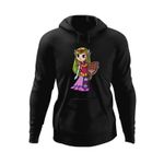 Fashion, accesorii si bijuterii - Barbati - Imbracaminte - Hanorace barbati - Hanorac barbati Legend of Zelda Princess Queen Regina, negru, marime L - Infinity.ro