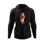 Fashion, accesorii si bijuterii - Barbati - Imbracaminte - Hanorace barbati - Hanorac barbati Dragon Ball Z Pan SuperGirl Cool Anime, negru, marime M - Infinity.ro
