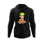Fashion, accesorii si bijuterii - Barbati - Imbracaminte - Hanorace barbati - Hanorac barbati Naruto Shippuden Karate Rebel Anime, negru, marime M - Infinity.ro