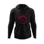 Fashion, accesorii si bijuterii - Barbati - Imbracaminte - Hanorace barbati - Hanorac barbati Fullmetal Alchemist Ouroboros Life Death Dragon, negru, marime S - Infinity.ro
