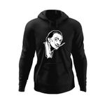 Fashion, accesorii si bijuterii - Barbati - Imbracaminte - Hanorace barbati - Hanorac barbati Salvador Dali Pictor Arte Casa de Papel, negru, marime XL - Infinity.ro