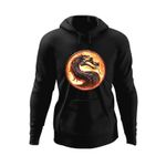Fashion, accesorii si bijuterii - Barbati - Imbracaminte - Hanorace barbati - Hanorac barbati Mortal Kombat Trilogy Dragon Ultimate Fight, negru, marime M - Infinity.ro
