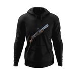 Fashion, accesorii si bijuterii - Barbati - Imbracaminte - Hanorace barbati - Hanorac barbati Fortnite Makeshift Shotgun Weapon, negru, marime S - Infinity.ro